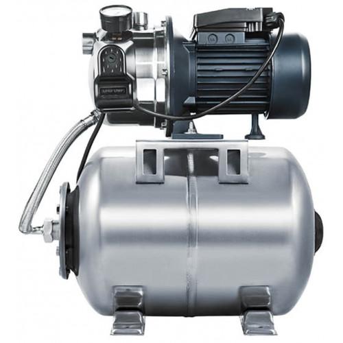 Unipump AUTO JS 100-50-S Станция автоматического водоснабжения 0,75 кВт, 1x220 В, бак 50 л из нерж. стали
