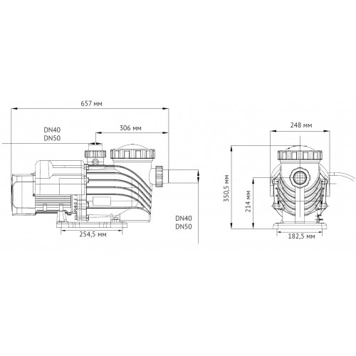 Unipump JET POOL SPP 2200 насос для бассейна с предфильтром